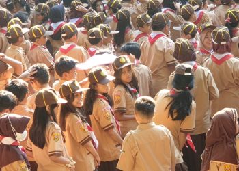 Peringatan Hari Pramuka SDN 113 Banjarsari Bandung: Menanamkan Semangat Pramuka Sejak Dini