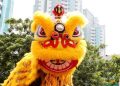 Barongsai Menghiasi Cibadak Fun Day 2023